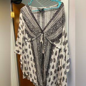 Mini Black and White Printed Dress!